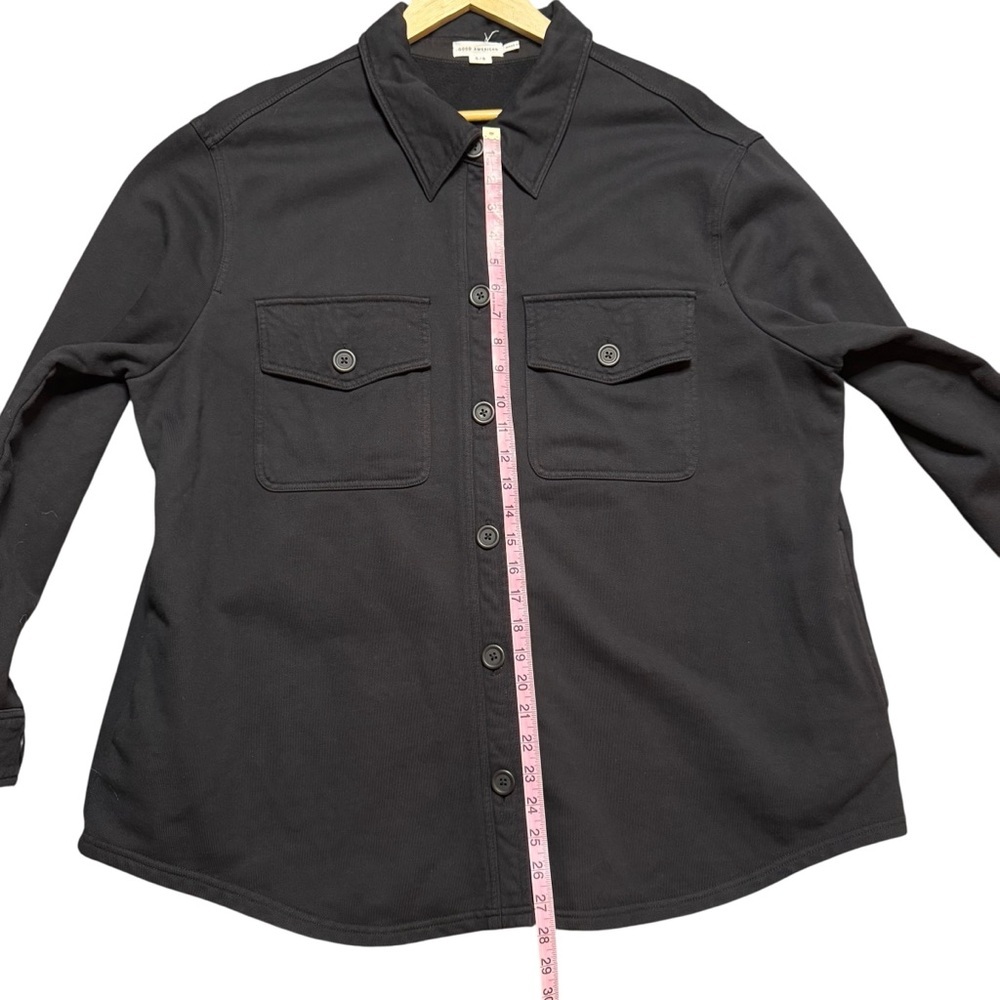 GOOD AMERICAN Fleece Shacket - Picture 6 of 9